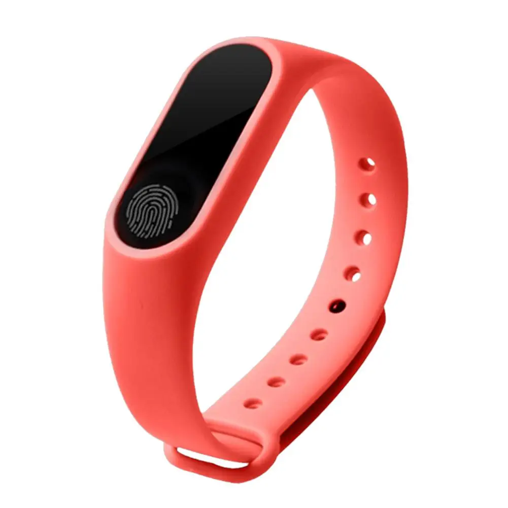 

M2 Color Screen Smart Watch Tracker Step Counter Heart Rate Blood Pressure Infor Reminder Waterproof USB Rechargeable Watch New