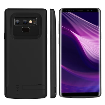 

For Samsung Galaxy Note 9 Battery Charger Case 5000mAh Power Bank Charging Case with Mobile Phone Holder Stand Mount
