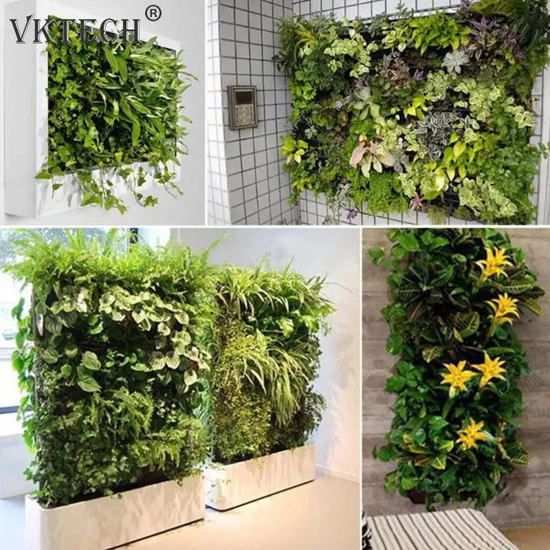 Multi Pocket Hanging Vertical Garden Planter Indoor Outdoor