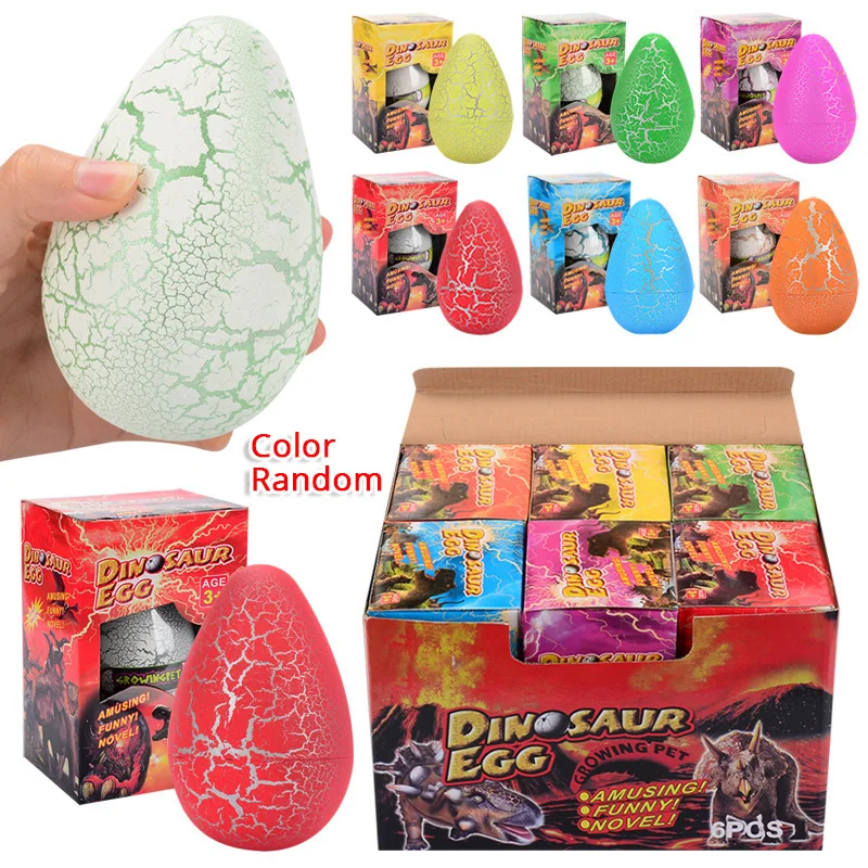 6X Magic Hatching Dinosaur Add Water Growing Dino Eggs Inflatable Child Kid Toy@ 