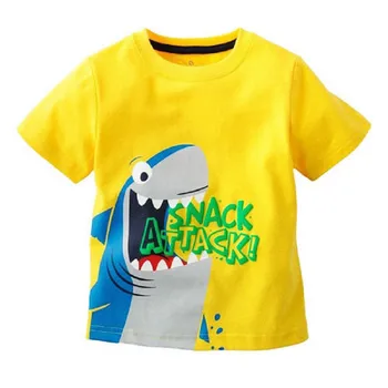 

Children Baby Cartoon Animals Short Sleeve T-shirt Clothes Kids Boys T-shirts Cotton Casual Tee Tops