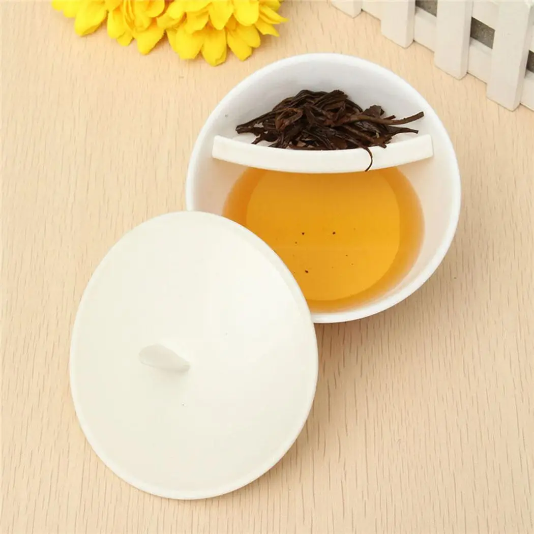 

Tilting Tea Infuser Strainer Unique Cup Tea Steeper Filter Creative Cup Teacup