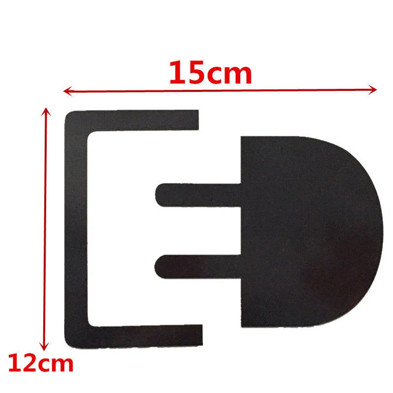 Для автомобиля Наклейка электрическая зарядка штепсельная вилка эмблема значок наклейка модная персональная креативность задняя наклейка на окно автомобиля