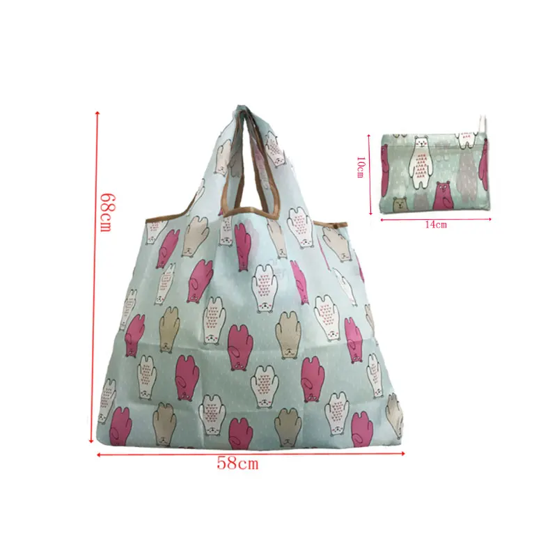 2019 New Lady Foldable Recycle Shopping Bag Eco Reusable Shopping Tote Bag Floral Fruit Bunny Vegetable Grocery 2019 New Lady Foldable Recycle Shopping Bag Eco Reusable Shopping Tote Bag Floral Fruit Bunny Vegetable Grocery