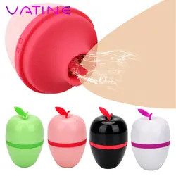 VATINE эротические Творческий Apple клитор стимуляция соска массажер интимные игрушки для женщин вибратор в форме языка