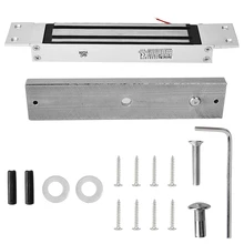 Магнитный замок DC 12V 280kg удерживающая сила Встроенный Электрический магнитный замок один дверной электромагнитный замок cerradura