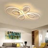 NEO Gleam New Hot RC White/Coffee Modern Led Ceiling Lights For Living Room Bedroom Study Room Dimmable Ceiling Lamp Fixtures ► Photo 1/6