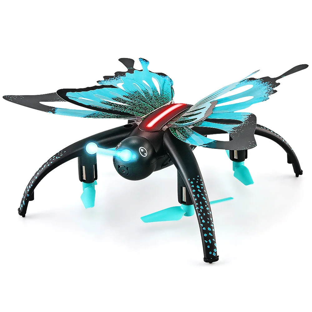 JJRC H42WH RC Drone Dron Butterfly Voice Control WiFi APP FPV Drones Quadcopter Helicopter RC Toy With Light Xmas Gifts for Kids