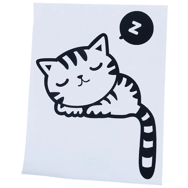 

Fashion Cute Black Cat Nap Pet Light Switch Funny Wall Decal Vinyl Stickers