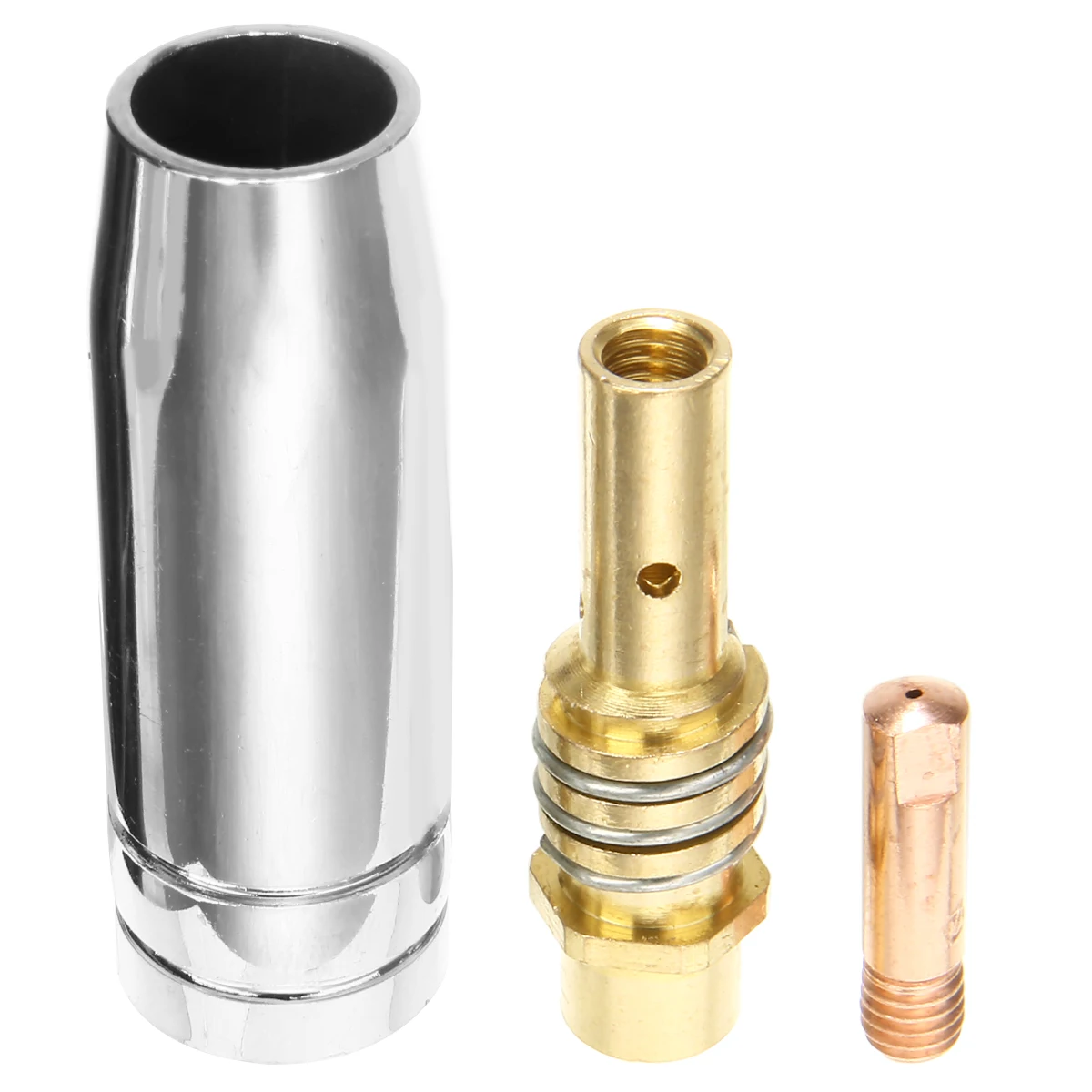 11pcs 0.8mm 0.030 Nozzles Contact Tips Holders Durable Welding Accessories MIG Welder Consumable for 15AK Welding Torch