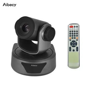 

Aibecy Conference Cam Conference Camera 3X Optical Zoom 95 Degree Wide Viewing with 2.0 USB Web Cable Remote Control for Meeting