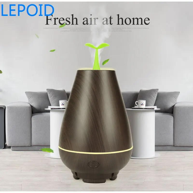 

LEPOID 100ml Aroma Essential Oil Diffuser Ultrasonic Air Humidifier Crop Mist Maker for Office Home