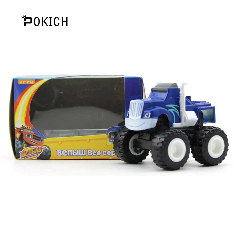 Pokich игрушка автомобиль и монстр машины супер трюки Blaze дети грузовик автомобиль Coll подарок для ребенка на день рождения Рождество-C