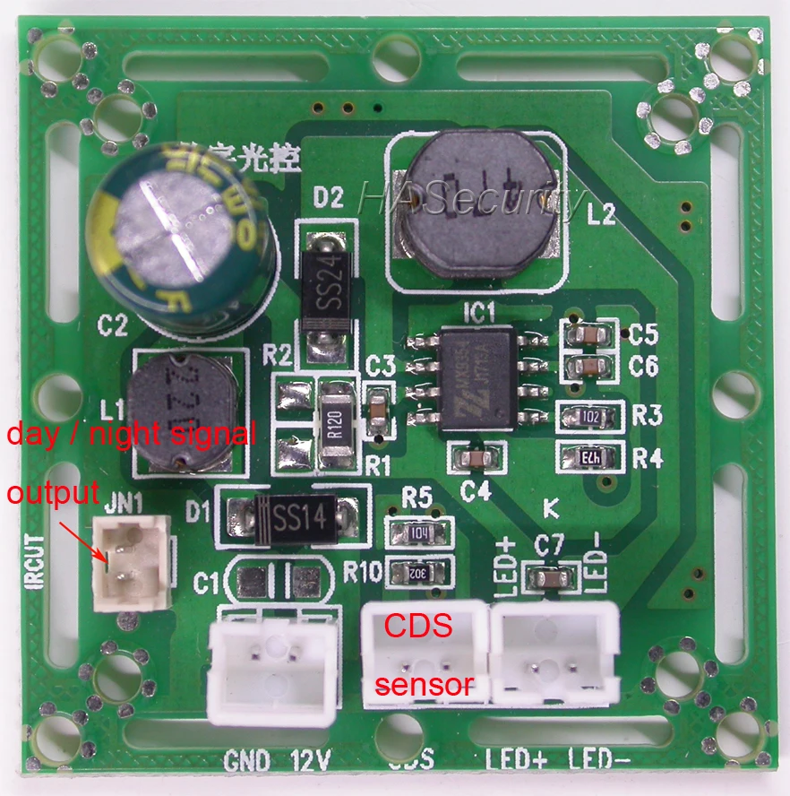 940nm Точечный светильник инфракрасный 1x ИК светодиодный для камеры видеонаблюдения работает для imx225 imx290 imx291 imx307 imx327 imx335 CMOS или CCD датчики