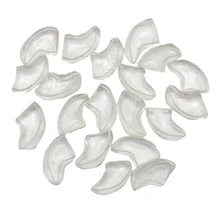 20 шт Мягкие колпачки для ногтей для кошек, домашних животных, контроль лап от+ клей-прозрачный, размер M