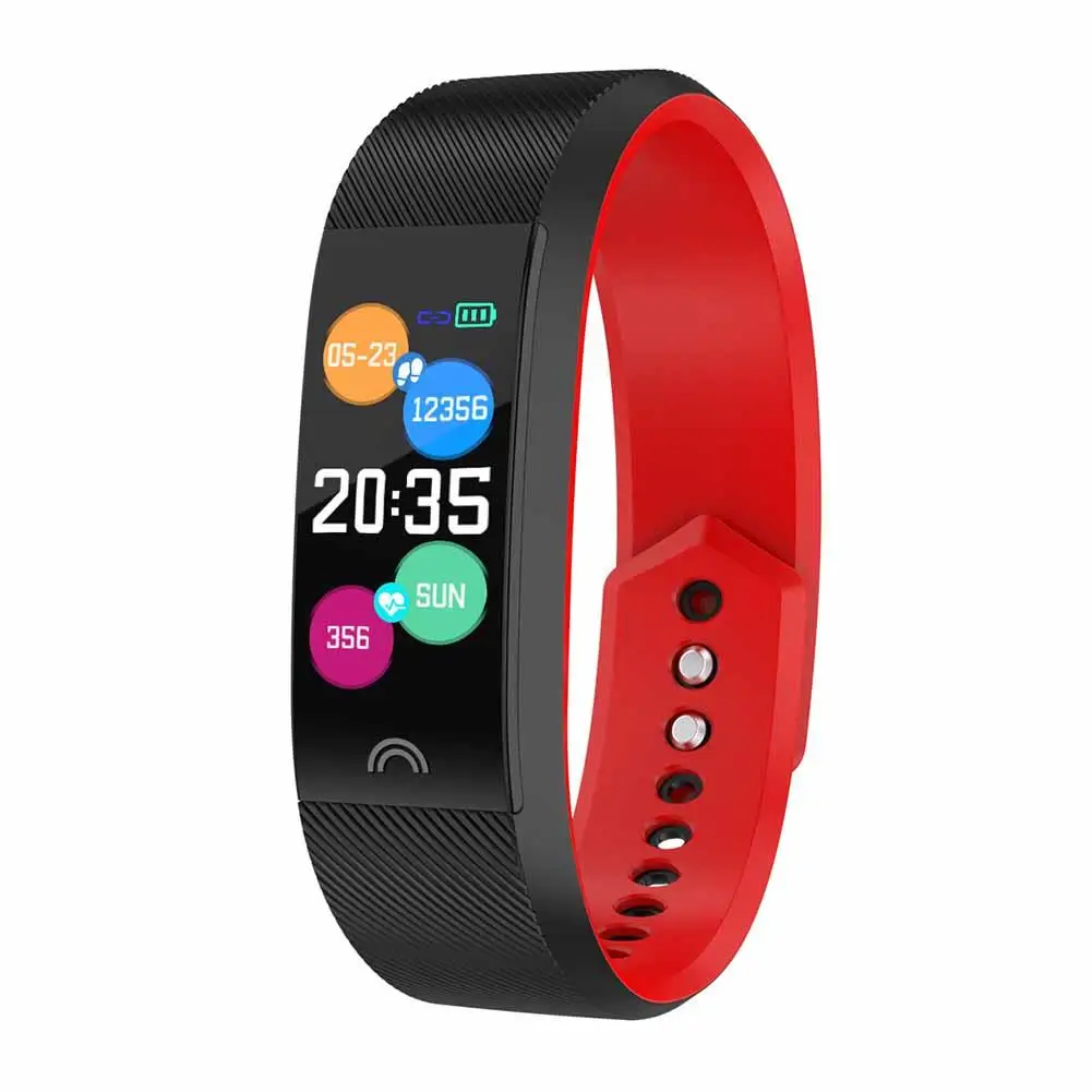 

NEW F6 Color Screen Smart Bracelet Heart Rate Blood Pressure Monitoring Smart Band Multi-Sports Mode IP68 Waterproof Wristband