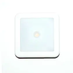 Интеллектуальный светодиодный индукционный светильник с квадратным датчиком, Индукционная лампа, ночник, светильник для спальни, прихожей