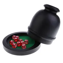 Игровые кубики для покера и чашки кубики для D & D RPG MTG Настольные игры для KTV бар вечерние казино азартные развлекательные инструменты 13,5 см