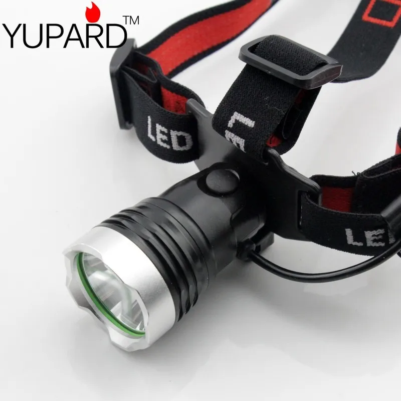 YUPARD фары, фары с XM-L T6 светодиодный Stirnlampe Kopflampe фары 3xaaa или 1x18650 аккумуляторная батарея для кемпинга