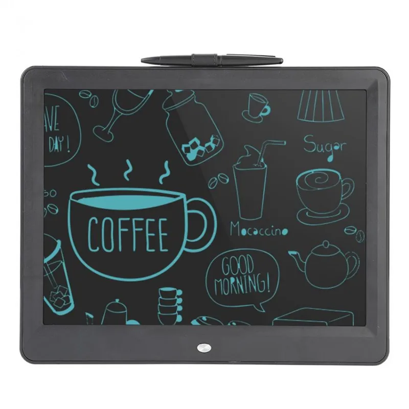 

15'' LCD Writing Tablet Healthy Digital Handwriting Drawing Board with Stylus Pen Button Cell Battery Touch Pad Note PC