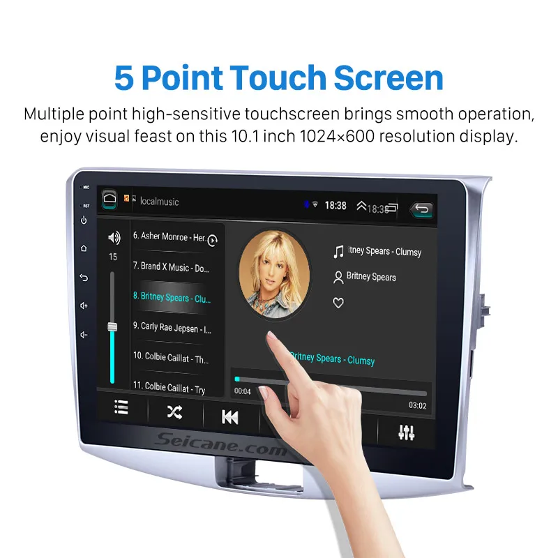 Seicane 10.1 بوصة 2Din الروبوت 8.1 سيارة رئيس وحدة لاعب راديو GPS نافي ل 2012 2013 2014 VW فولكس واجن Magotan b7 بورا جولف 6