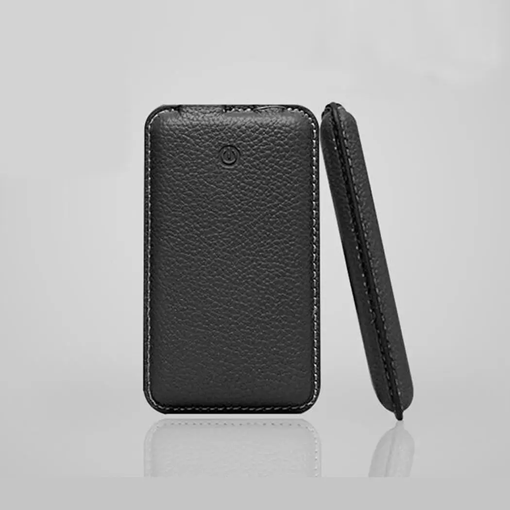 Ультра тонкий портативный 5000 мАч перезаряжаемый двойной USB порты запасные
