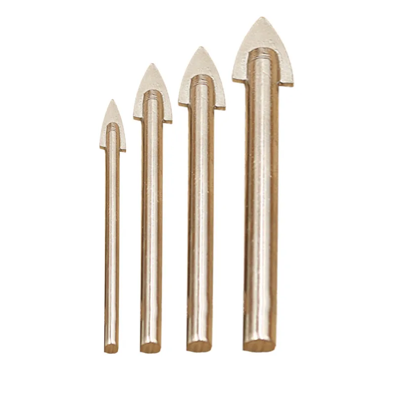

4 Pcs 6/8/10/12mm Alloy Steel Triangular Screw Bits Screwdriver Bit Anti Slip Triangle Screw Head Set Hole Saw