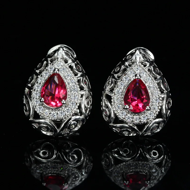 

Fashion AAA Water Drop Zircon Earrings Gold Coating Zircon Earrings Sterling Silver
