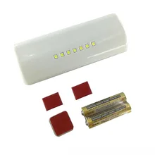 Универсальный автоматический светодиодный датчик для освещения шкафа на батарейках для кухонного шкафа спальни гостиной шкаф светильник ing