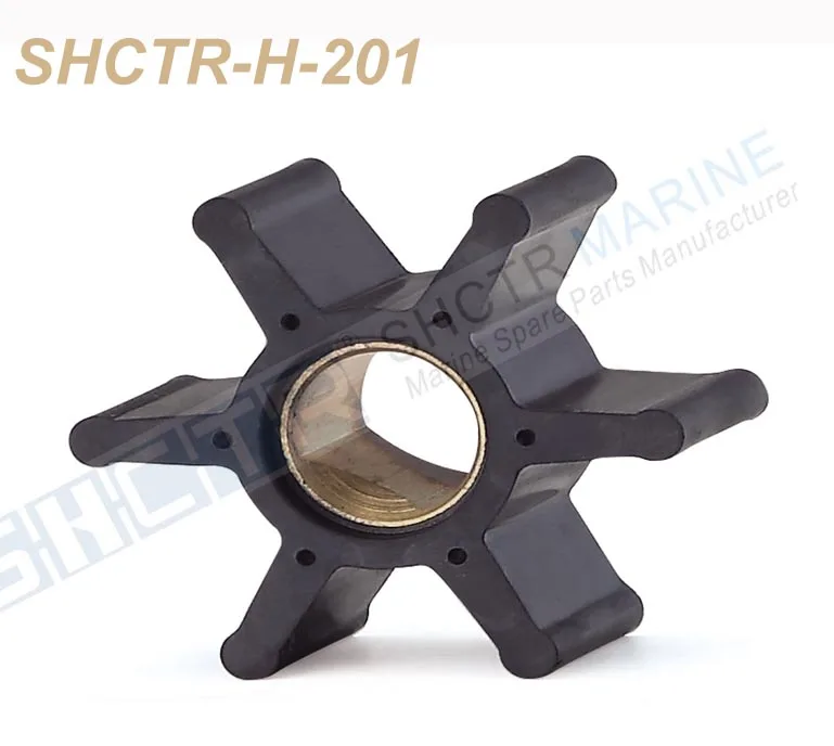 SHCTR Гибкая крыльчатка для CEF 500190 SHERWOOD 08000K YANMAR 4PC JMP 7013 DJ насос 09 107 0601|Лодочный мотор|