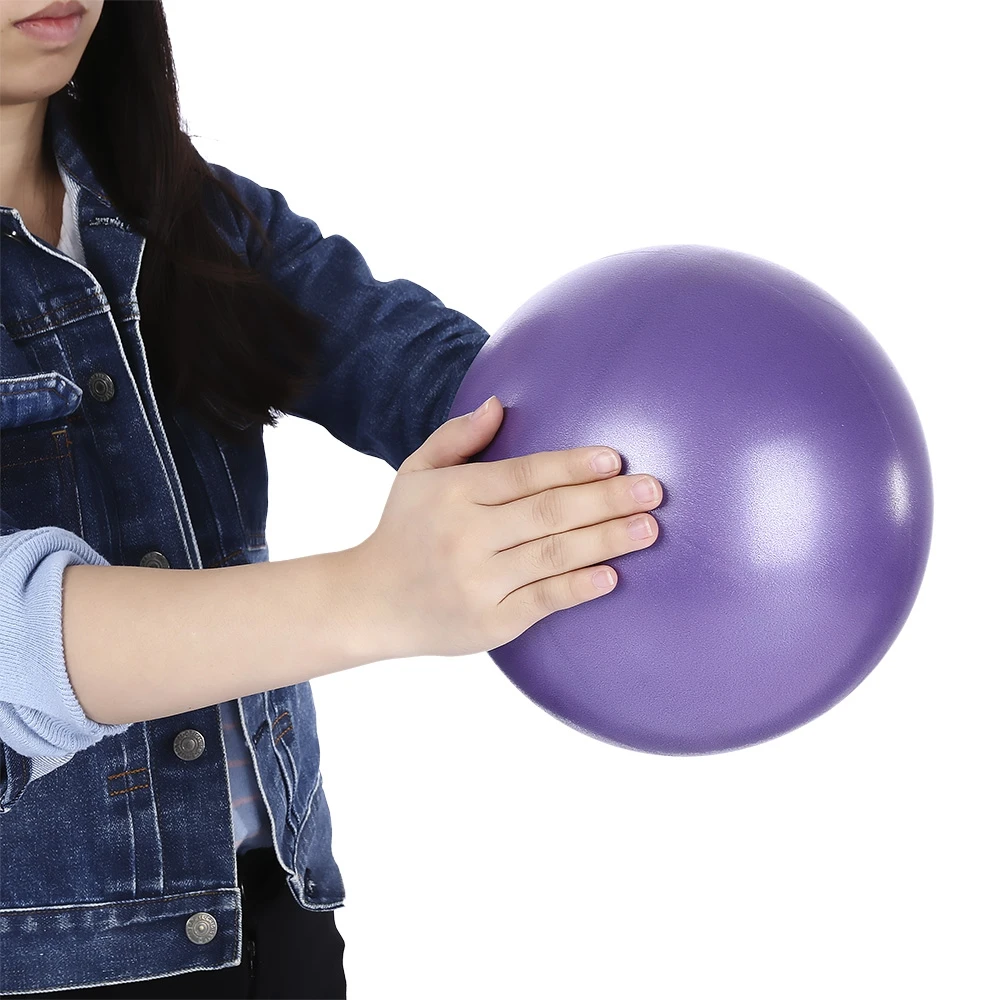 Nieoqar 25cm Yoga Ball Exercise Gymnastic Fitness Pilates Ball Balance Exercise Gym Fitness Core Indoor Training Yoga