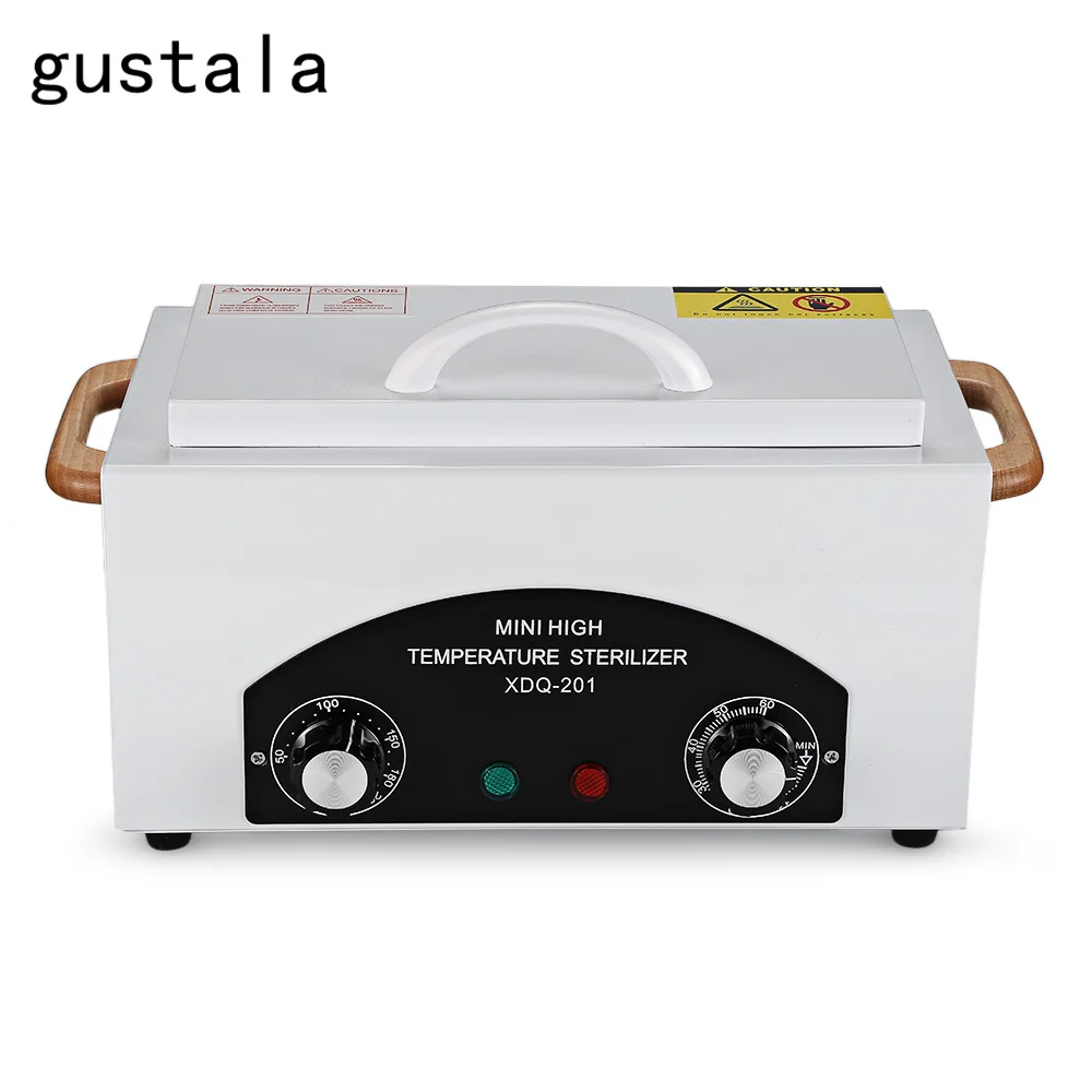 

Gustala XDQ - 201 Mini High Temperature Sterilizer Cleaning Appliances Intelligent Timing With Iron Shell 2000ml Large Capacity
