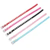 Small Dog Cat Collar Kitten Puppy Leather Collier Chain Pet Rhinestone Cashmere for Perro Chihuahua Teddy Red Blue Pink New 4