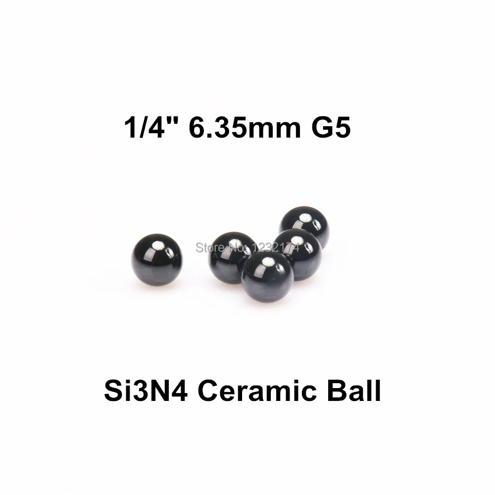 10Pcs 11.906 mm G5 Si3N4 Ceramic loose Billes de Roulement nitrure de silicium 15/32" 