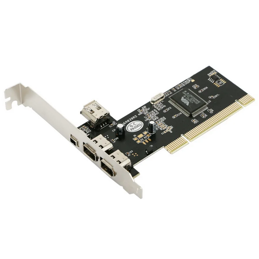 20 шт PCI к 6 контактный/4 контактный IEEE 1394 контроллер карты с Firewire кабель для