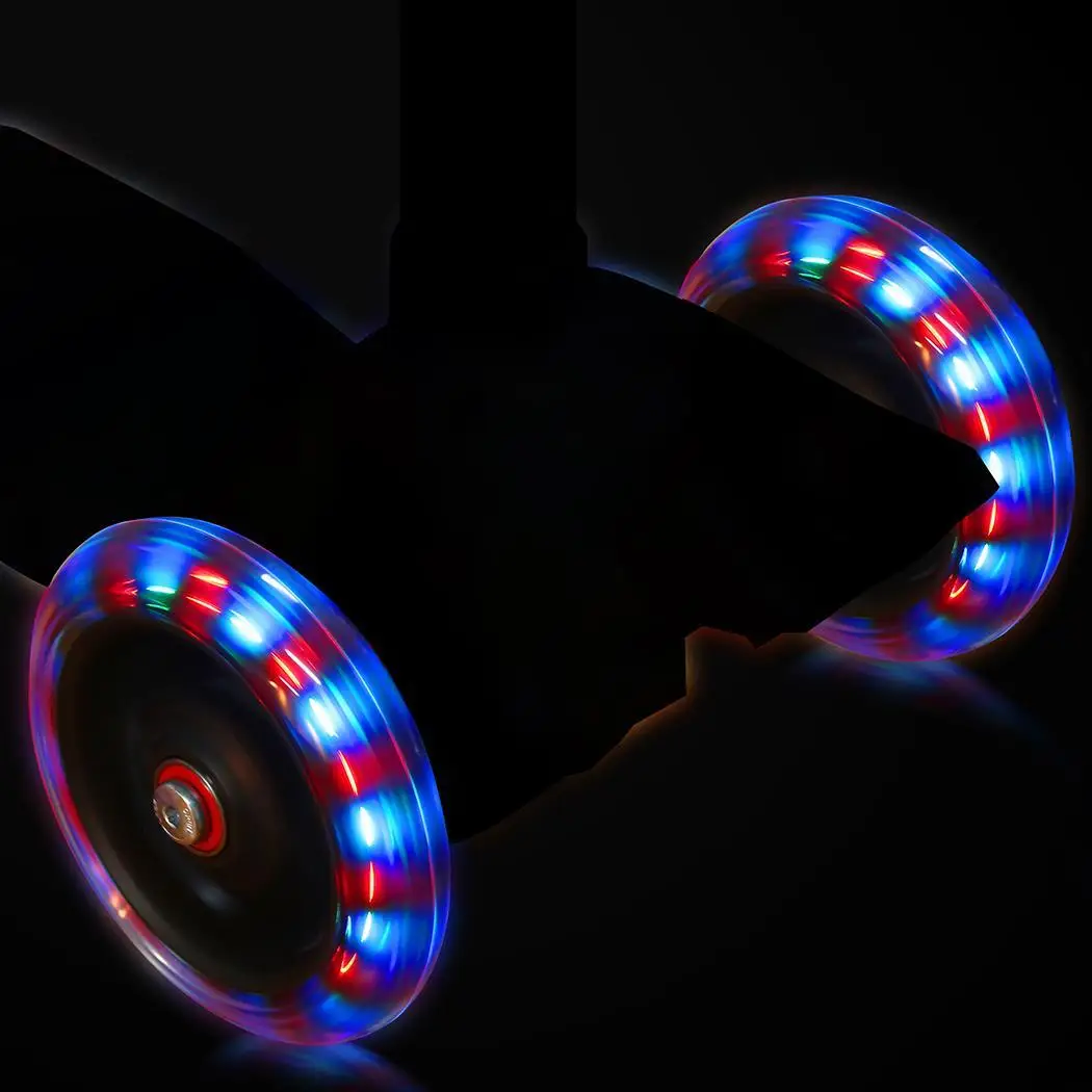 ANCHEER Children Scooter PU Flashing 3 Wheel Kids Scooter Adjustable Height Outdoor Skateboard Patinete Gift for Children Kids