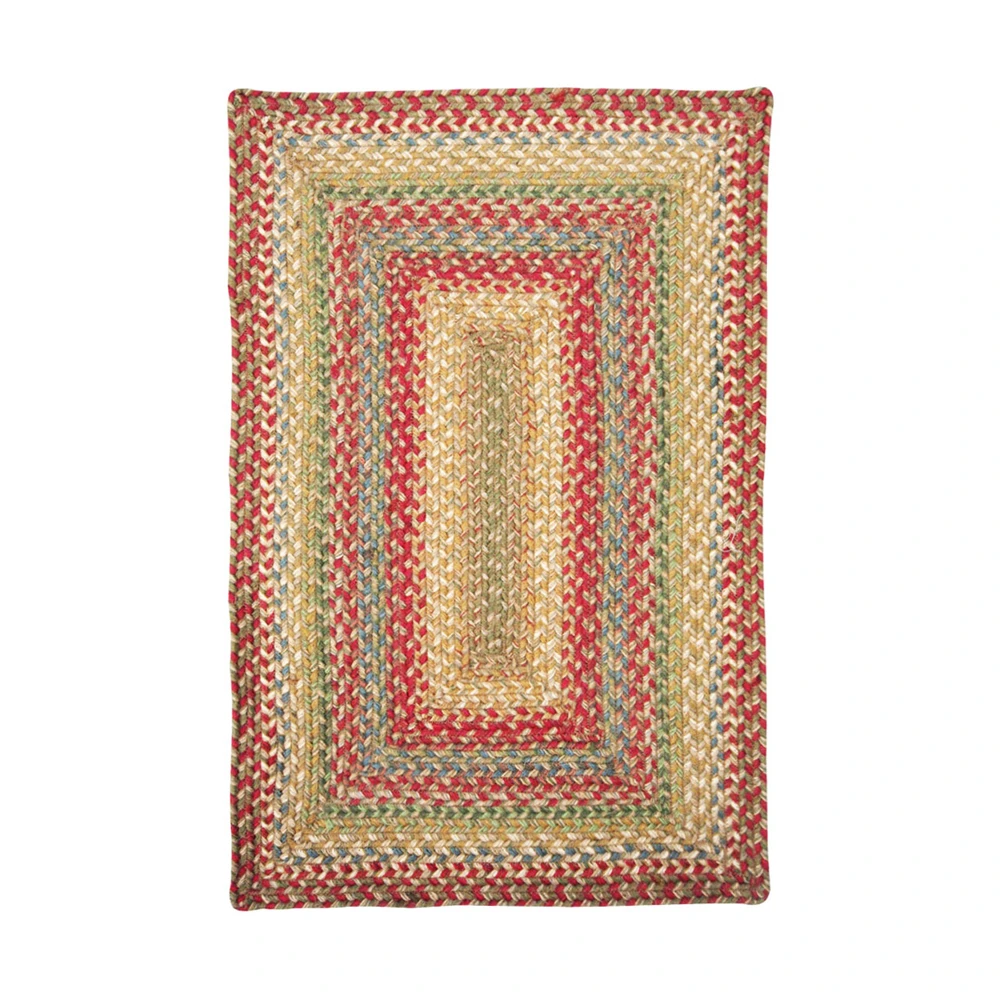 Homespice Azalea Jute Braided Rug 6' x 9' Rectangle Multicolorin Rug
