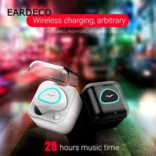 EARDECO Mini Fones de Ouvido Sem Fio Fones De Ouvido fone de Ouvido Handsfree Fone de Ouvido Bluetooth Invisível Baixo Earbud Fone de Ouvido com Microfone para Telefone