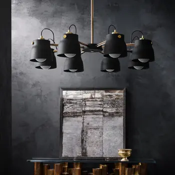 

Modern LED Ceiling Lights Lighting Wind Living Room Ceiling Lamps Loft Vintage Iron Study Bedroom Restaurant Kitchen Fixtures