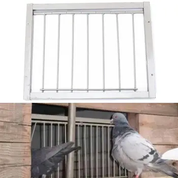 

30*26 cm Pigeon Door Metal Wire Bars Frame Single Entrance Trapping Doors Cage Birds Catch Removable Bar for Bird Cages & Nests