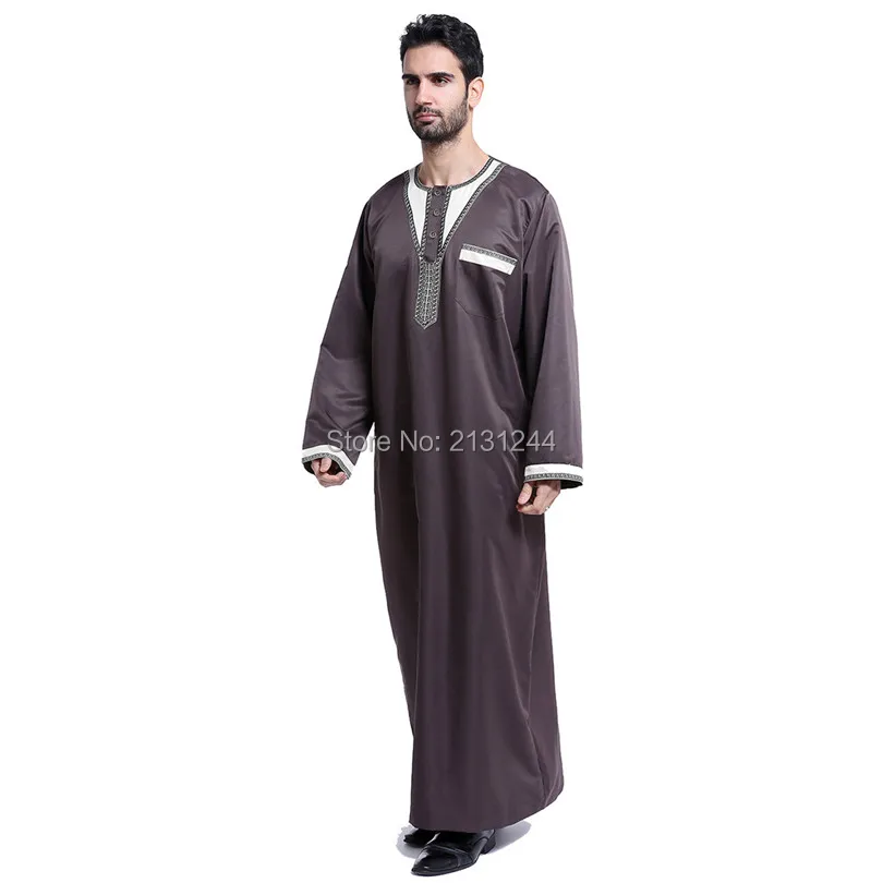 Мусульманская Мужская абайя белая с длинным рукавом ТОБ халат кафтан jubba Мужская мусульманская одежда Саудовская Арабская Moslim Jurk плюс размер XXXL