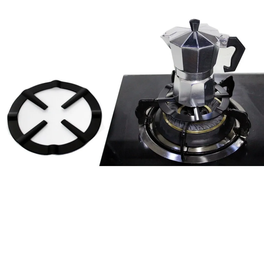 

Stove Gas Moka Bialett Coffee Maker Shelves Durable Steel Stovetop Reducer Support Shelf Moka Bialett Coffee Pot Simmer Ring