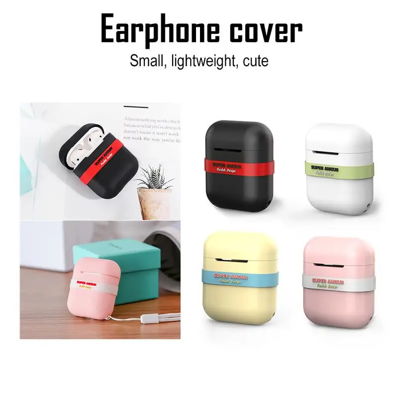 

Apple AirPods Case Innovative Silicone Soft All-inclusive Anti-drop Protective Case For IPhone Wireless Bluetooth Headset
