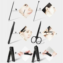 Абсолютно 15 шт./компл. маникюрный набор для ухода за ногтями из нержавеющей стали машинка для стрижки ногтей триммер для педикюра, на палец инструменты для дизайна ногтей