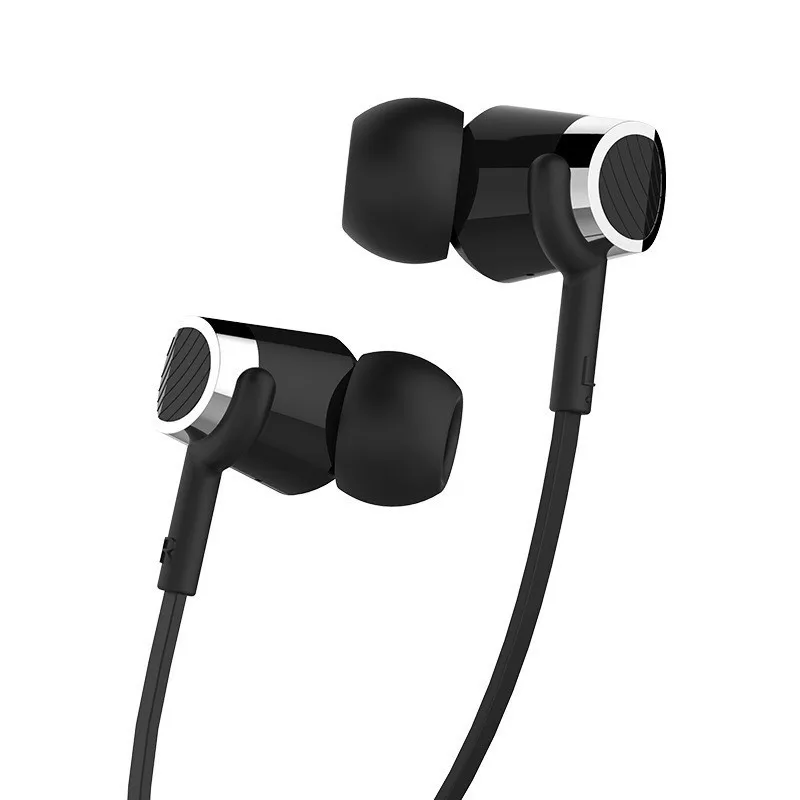 Металлические наушники вкладыши с басами Hi Fi стерео микрофоном музыка