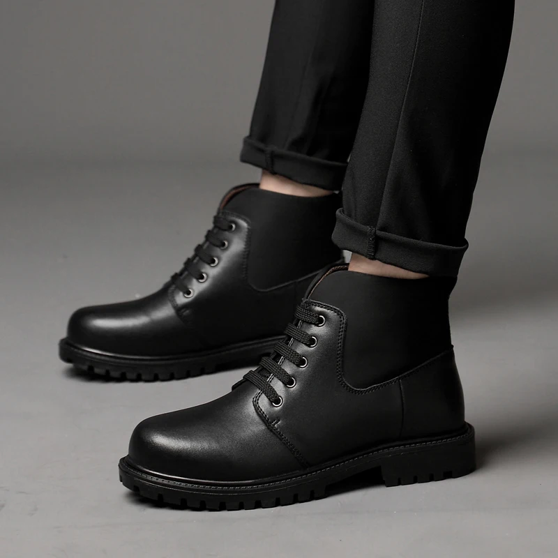 

Winter/Autumn Men High Quality Brand Military Leather Boots Special Force Tactical Desert Combat Boats Outdoor Shoes Snow Boots5