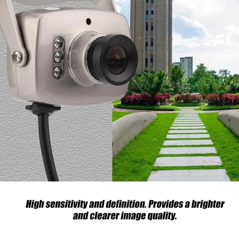 

Mini 6LED Wired CMOS CCTV Security Camera Night Vision Automatic White balance Digital Video Camera PAL/NTSC 2019 New