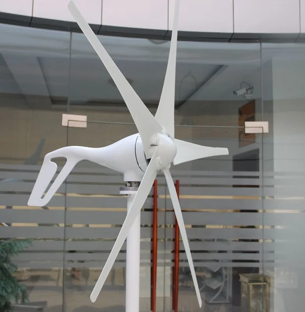 

2019 Wind Turbine Generator 400watts Three or Five Blades Option 12V 24V Wind Controller