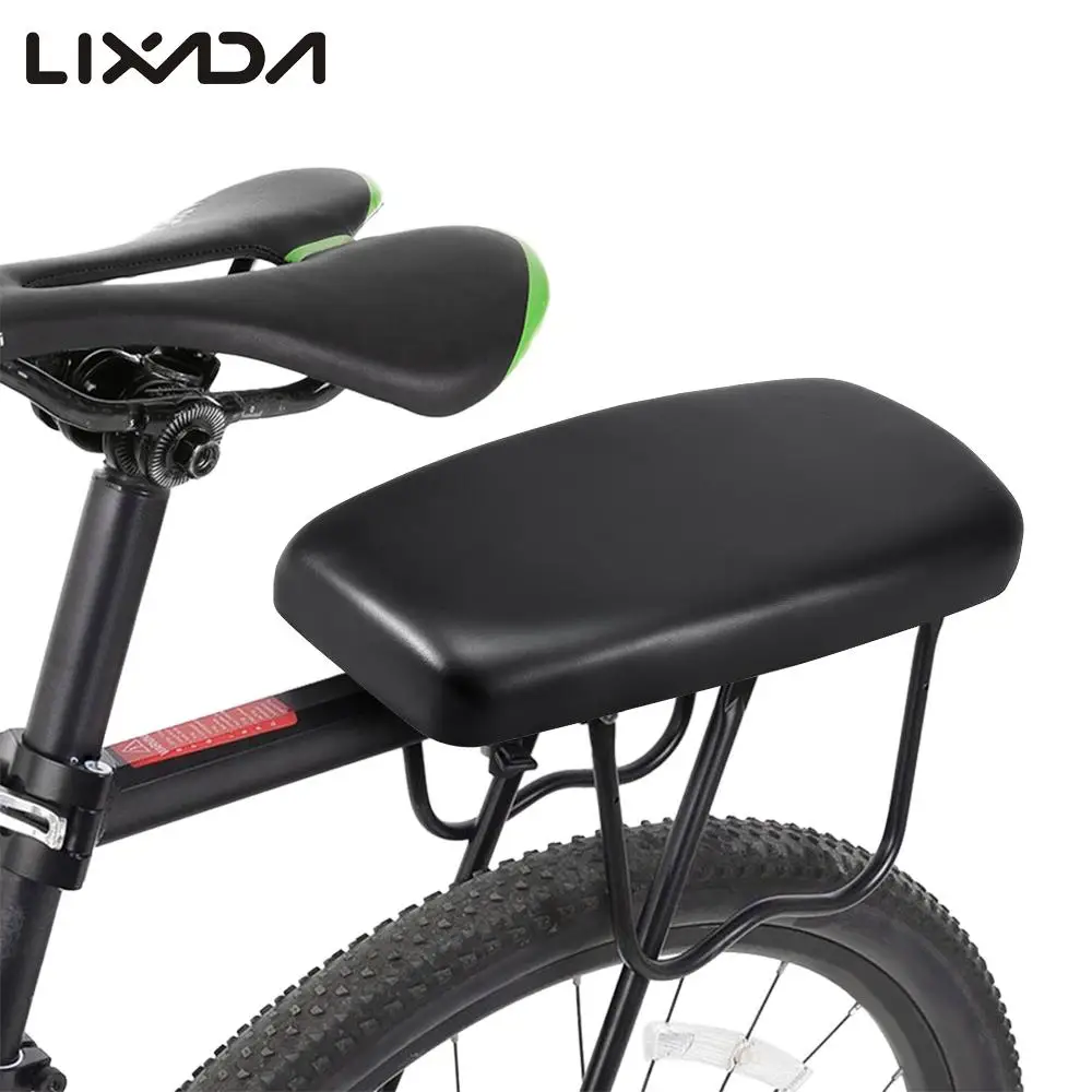 

Bike Rear Seat 1.4 inch Bicycle Bike Rear Handrail Armrest Steel & PU Child Carrier Bike Back Seat