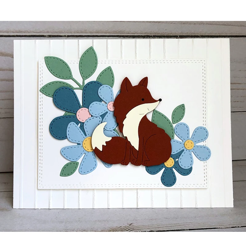 

Fox Metal Cutting Dies Stencils For DIY Scrapbooking Album Photo Paper Cards Making Crafts Emboss Decorative Handmade